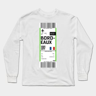 Boarding pass for Toulouse Long Sleeve T-Shirt